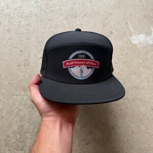 Men's Melin Trenches Hydro Audi Power of Four Aspen Colorado Ski Black Snapback